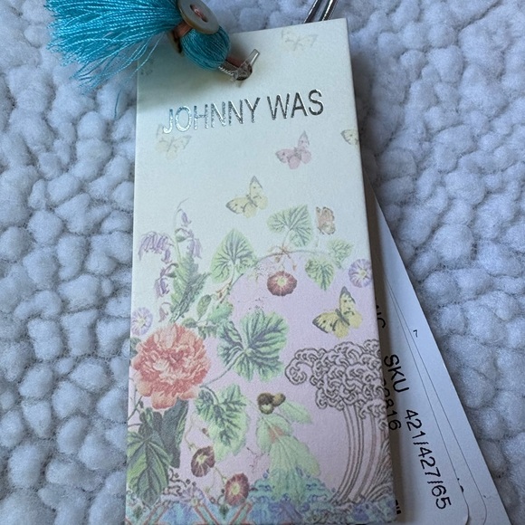 Johnny Was Helena Ruffle Crossover One Piece Swimsuit - Picture 3 of 7